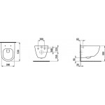 SET Унитаз с инсталляцией Laufen Pack PRO RIMLESS С СИДЕНЬЕМ И КЛАВИШЕЙ, 869966000000R SET Унитаз с инсталляцией Laufen Pack PRO RIMLESS С СИДЕНЬЕМ И КЛАВИШЕЙ, 869966000000R